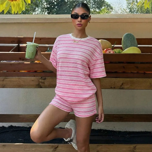 Casual Cotton Two Piece Set