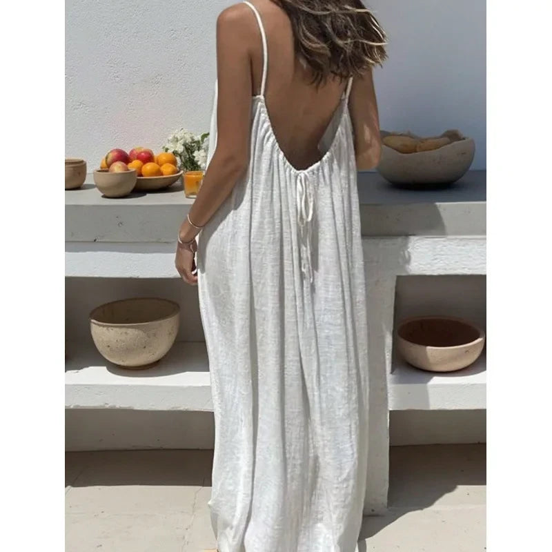 Breathable Casual Maxi Dress