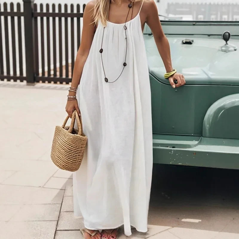 Breathable Casual Maxi Dress