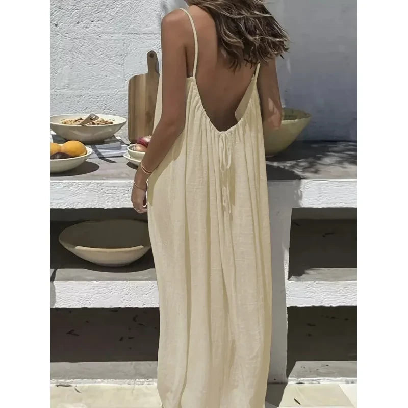 Breathable Casual Maxi Dress